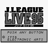 J.League Live '95 (Japan) Title Screen